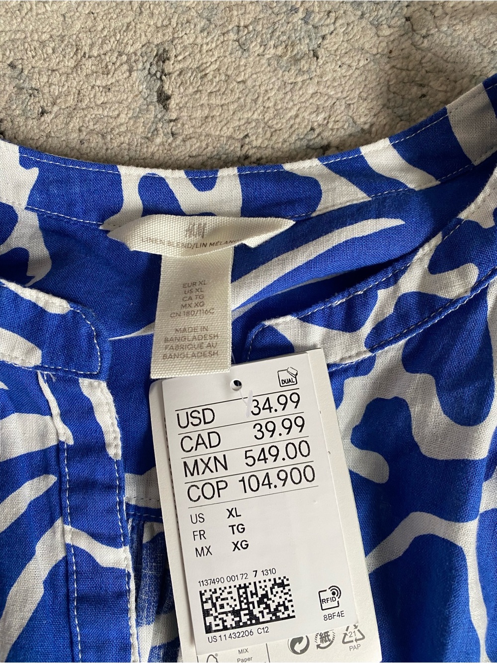 NWT H&M Dress Sz XL - Picture 4 of 5